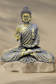 Traditional Rusted Gold Buddha for Home Decor & Gifting