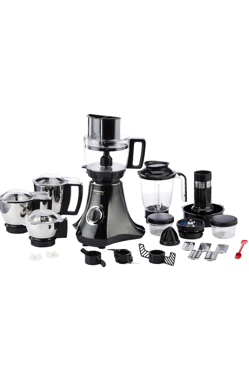 BUTTERFLY ELEKTRA 750 WATTS FOOD PROCESSOR WITH 6 JARS & 9 ATTACHMENTS