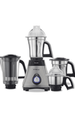 PREETHI STEEL MG-208 750W MIXER GRINDER – SILVER & BLACK