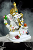 Hand Crafted Ceramic Vinayagar Statue - Model 1