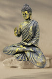 Traditional Rusted Gold Buddha for Home Decor & Gifting