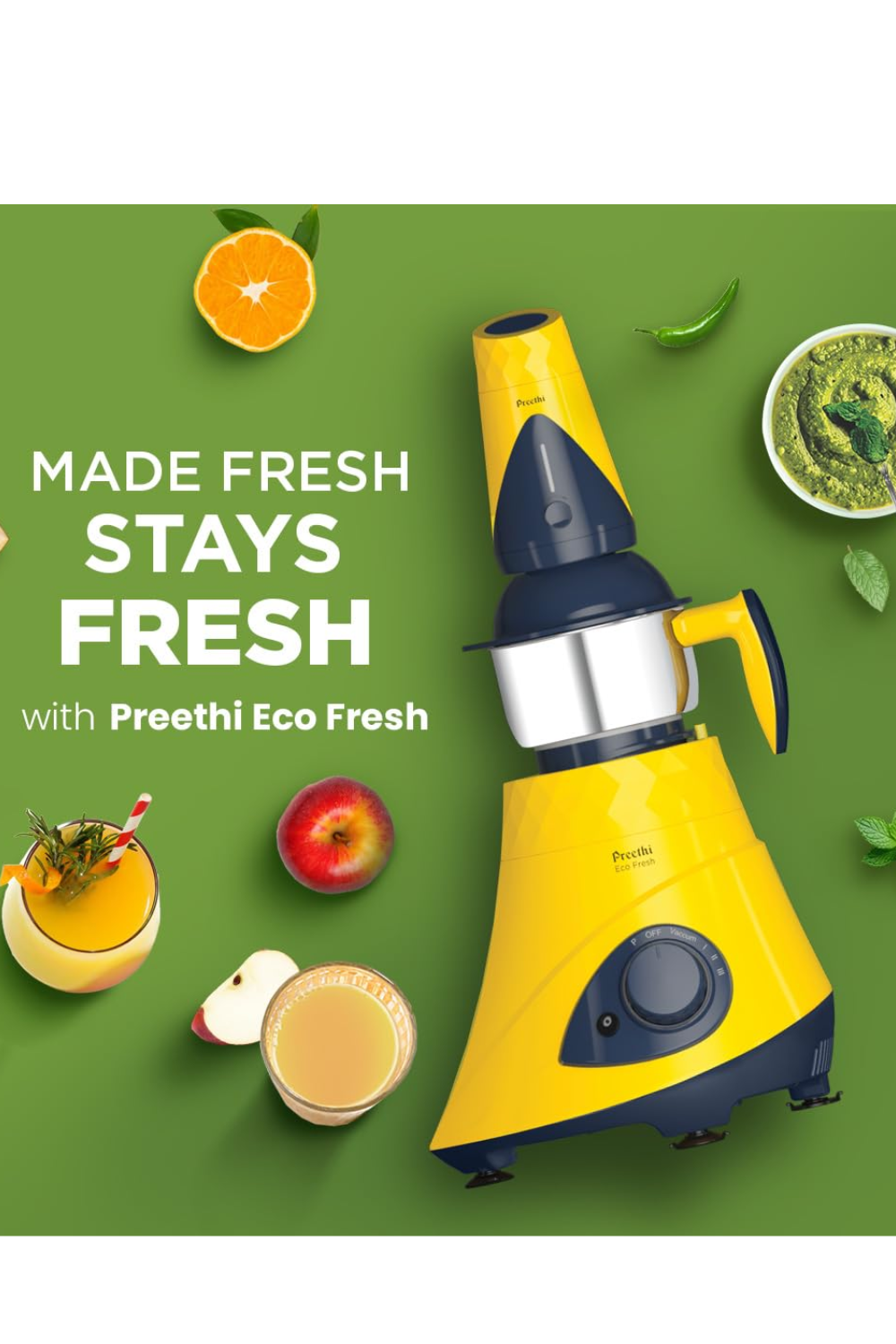 PREETHI ECO FRESH MIXER GRINDER – 750W