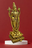 Gold-plated fiber Perumal (Vishnu) statue - Model 1