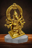 Gold-Plated Fiber Varahi Amman Statue - Model 2