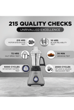 PREETHI STEEL MG-208 750W MIXER GRINDER – SILVER & BLACK