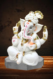 Hand Crafted Ceramic Vinayagar Statue - Model 3