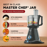 Preethi Zodiac Black Mixer Grinder 750W – Chef Jar + 4 Jars | Lifelong Free Service