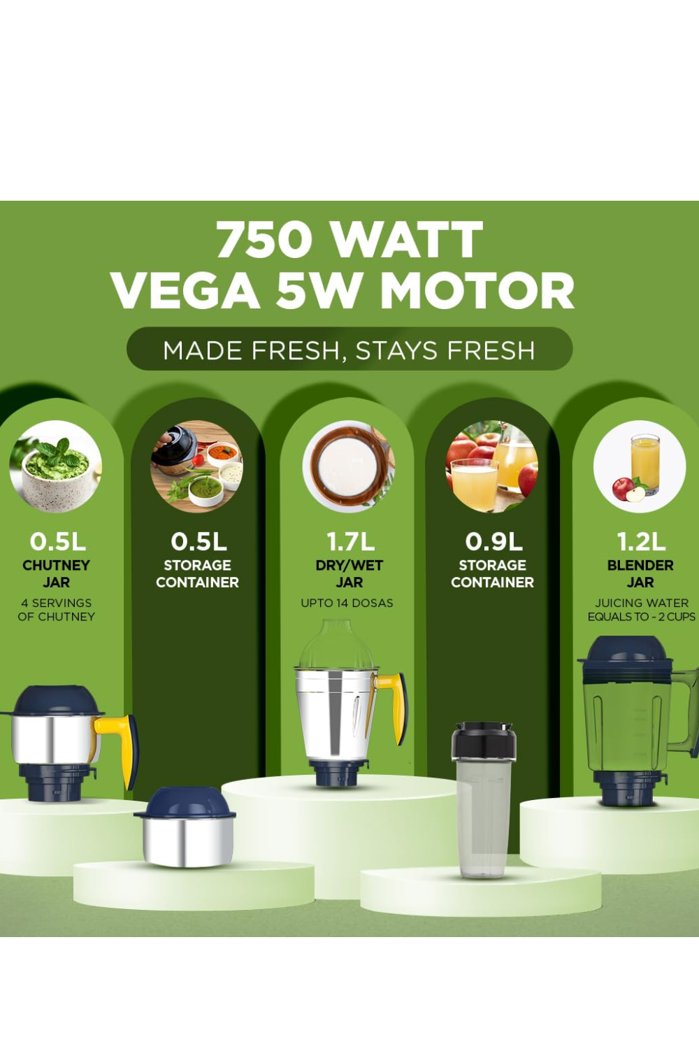 PREETHI ECO FRESH MIXER GRINDER – 750W