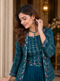 Teal Embroidered Co-Ord Set