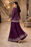 Coat Model Embroidered Full Thread Work Designer Saree – Modern Ethnic Wedding & Party Wear