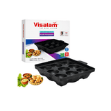 Visalam Die-Cast Non-Stick Kuzhi Paniyaram Pan – 9 Cavity