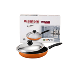 Visalam I-Class Non-Stick Fry Pan with Stainless Steel Lid – 280mm